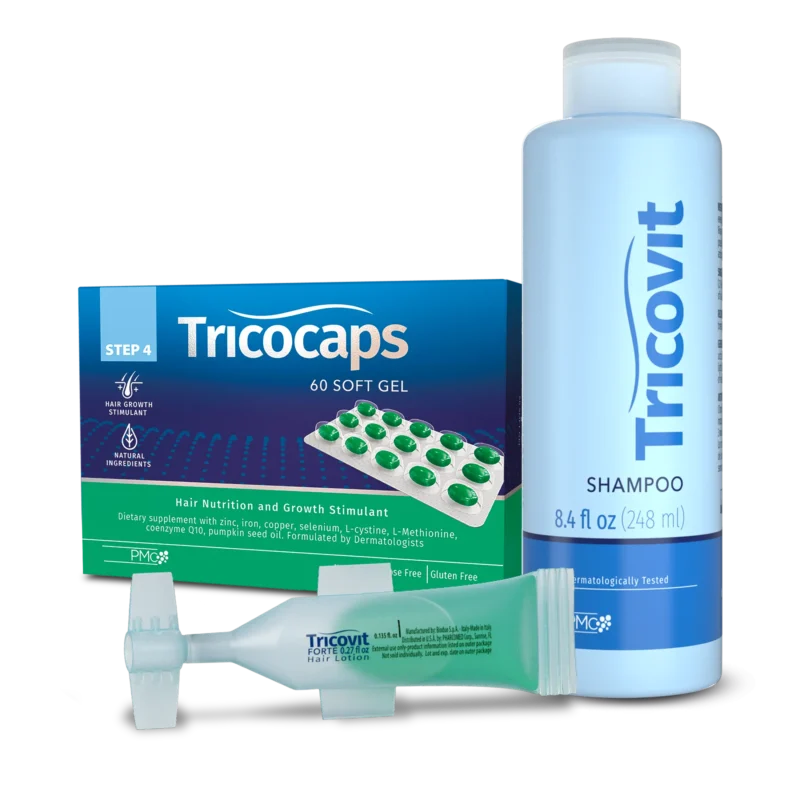 Kit (Shampoo, Tricocaps, Forte Hair Lotion)