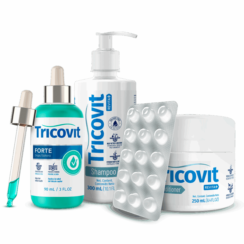 All Four Nutrition & Detox (REVITA+ Shampoo/Conditioner + Tablets + Forte Drops)