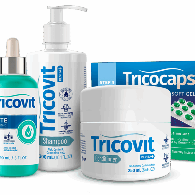 All Four Balance & Repair (REVITA+ Shampoo/Conditioner + Tricocaps+ Forte Drops)